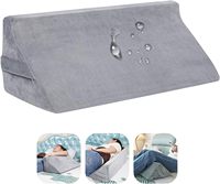 Coussin triangulaire ergonomique en fibre de bambou tissée, breveté, en mousse à mémoire de forme, pour soulager les douleurs dorsales – Fabrication OEM