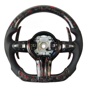 Volant en fibre de carbone forgé personnalisé en usine pour <span class=keywords><strong>BMW</strong></span> F30 F10 M5 F90 F20 X5 E70 X6 E71 E46 M3 E39 E60 E92 M4 F36 F32 - Product Image 1