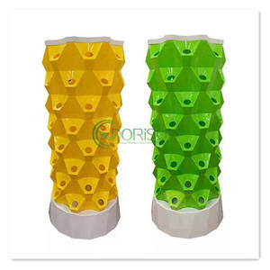 Mur de fraises en <span class=keywords><strong>bambou</strong></span>, bricolage hydroponique suspendu intérieur jardinage systèmes de conteneurs de croissance intérieur - Product Image 5