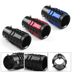 ท่อไอเสียอะลูมิเนียมอัลลอยด์สีดำแดงสไตล์รถแข่งสำหรับตกแต่งรถยนต์ - Product Image 5
