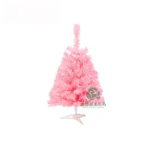 Zhen Xin Qi Handwerk Weihnachts baum Künstliche PVC Flock ing Pink Weihnachts dekoration rosa Baum mit Flock ing