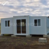 Bungalow préfabriqué en panneaux sandwich portables et faciles à installer, extensible, conteneur habitable, bureaux, hôtels, résistant aux tremblements de terre de niveau 7