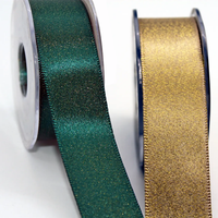 Ruban en satin double face de 4 cm, 1 1/2 pouce, 100 yards, ruban en polyester pour fleurs