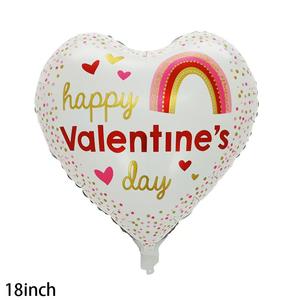 بالونات حفلات عيد الحب ، دب زهور ورد أحمر صناعي ضخم لحفلات الزفاف ديكور بالونات فويل قابلة للنفخ - Product Image 4