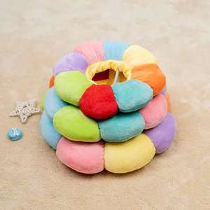 Weicher Sonnenblumen-Genesungskragen für Haustiere mit verstellbarem Kordelzug für Wundheilung nach Operationen, Anti-Biss-Katzen-Elizabeth-Kragen - Product Image 4