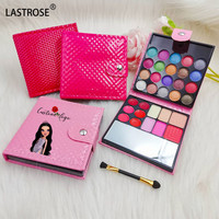 Buku Palet Makeup Vegan Eyeshadow/Blush Lipstick Palet Eyeshadow dengan Cermin