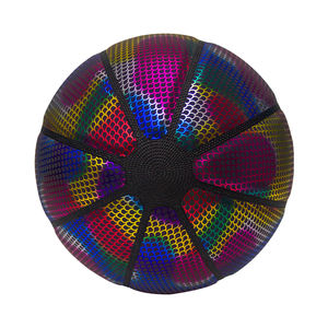 Ballon <span class=keywords><strong>de</strong></span> <span class=keywords><strong>basket</strong></span> réfléchissant supérieur Lydoo, taille 6/7, ballon <span class=keywords><strong>de</strong></span> <span class=keywords><strong>basket</strong></span> lumineux, utilisation jour et nuit, fabricant OEM, taille personnalisée 7 - Product Image 1