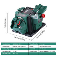 Affûteuse multifonctionnelle OEM 230 V 10 mm 65 W pour forets, couteaux, ciseaux et rabot