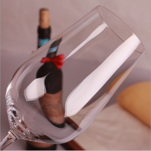 Set di bicchieri di vino rosso di cristallo europeo Design moderno scatola piena con polo nero calice di vetro di cristallo fabbrica fonte diretta - Product Image 5