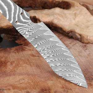 Cuchillo de frutas de acero de Damasco de espiga completa para Dropshipping en Shopify, hoja afilada en bruto para proyectos de forja artesanal DIY de alta dureza para cocina - Product Image 6