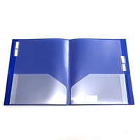 Classeur de présentation transparent en plastique pour étudiants et fournitures de bureau, avec onglets, pour photos, pagination, livrets d'informations et documents de projet