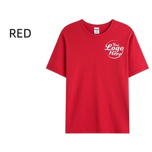 T-shirt de haute qualité 190g 100% coton, manches courtes, col rond, design imprimé personnalisé avec broderie, chemise culturelle - Product Image 2