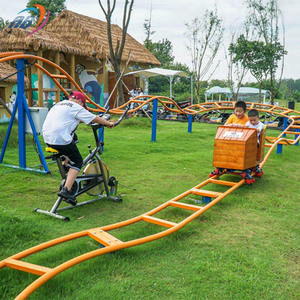 Unpowered Sports Entertainment Juego <span class=keywords><strong>interactivo</strong></span> para padres e hijos <span class=keywords><strong>Bicicleta</strong></span> Pedal humano Montaña rusa - Product Image 6