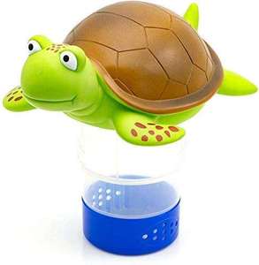 Turtle Water <strong>Chlorine</strong> <strong>Tablet</strong> Floater Pool Floating <strong>Chlorine</strong> Dispenser Cleaning for Chemical <strong>Tablets</strong> Fits 3" Tabs Bromine - Product Image 2