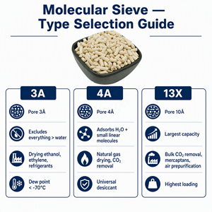 Tamiz Molecular de Grado Industrial 3A / 4A / 5A / 13X |   Desecante de <span class=keywords><strong>Zeolita</strong></span> para Secado y Purificación - Product Image 6