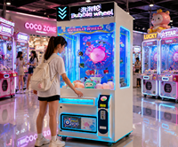 Nouvelle Machine de Jeu à Roue Tournante Thème Bulle avec Distributeur de Prix, Interactif, en Métal et Plastique, Compatible Wi-Fi, en Anglais, pour Récompenses et Attractions