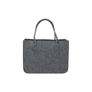 <span class=keywords><strong>Sac</strong></span> fourre-tout en feutre gris foncé certifié GRS, sans AZO, avec logo personnalisé, grande capacité, vente en gros directe d'usine - Product Image 1