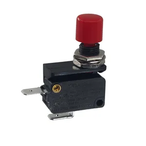 Interruptor de botón pequeño KW3A para horno calentador NO NC SPST microinterruptor tornillo autoblocante microinterruptor a prueba de explosiones