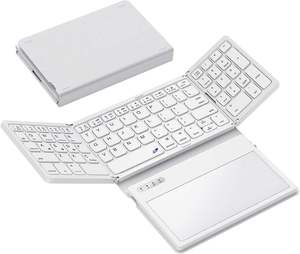New Factory Whole Sale Big Size Folding Wireless <b>Keyboard</b> Portable Case Cover Fashion Design Touchpad for Ultra Thin for - Product Image 1
