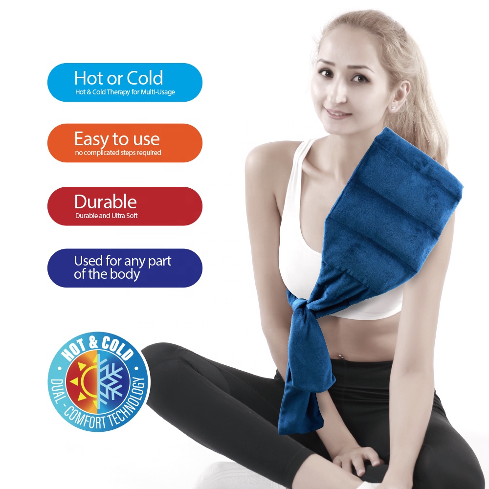 Новая Теплая холодная обмотка для талии, охлаждающий гелевый пакет, гибкий компресс для облегчения боли в нижней части спины