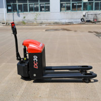 Transpalette Électrique EVERLIFT HELI 3 Tonnes Batterie Lithium Tout-Terrain Pneus Larges 300mm Opérateur Piéton Entrepôt