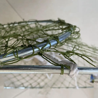 Piège à poisson crabe piège à appâts de pêche pliable Cage en filet pour attraper de petits appâts poisson homard piège à crabe
