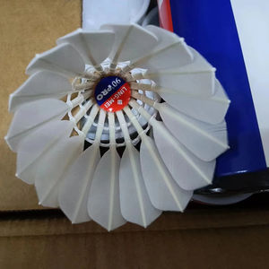 Volant <span class=keywords><strong>de</strong></span> Badminton en Plumes d'Oie Vente en Gros, Bouchon Naturel Lingmei 90pro - Product Image 3