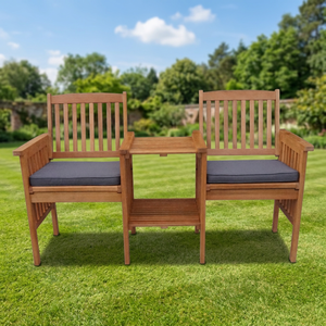 OEM ODM Solid Wood Contemporary Paulo <b>Bench</b> <b>Cushioned</b> Seat Exterior Interior Garden Outdoor - Product Image 3