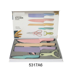 Juego de 6 Cuchillos de Cocina de Acero Inoxidable con Revestimiento Antiadherente - Product Image 2
