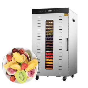Hot Selling Wholesale Commercial Food Dryer Stainless Steel Electric Dehydrator Machine 20 Trays
