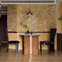 Papier peint mural floral de style européen sur mesure, toutes tailles, pour la décoration de la maison et du bureau