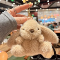 En gros, Porte-clés lapin en peluche mini 10 cm à longues oreilles, Animal en peluche lapin de Pâques, Peluches pour machine à griffes, Porte-clés lapin