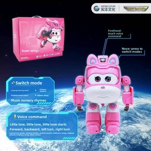Robot Trasformabile Shifeng <span class=keywords><strong>Super</strong></span> Flying Man, Macchina Educativa per Bambini con Funzione di Racconto e Dialogo Intelligente, per Bambini 5-7 Anni - Product Image 4