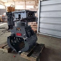 Nouvelle pince rotative hydraulique HAWK pour excavatrice avec ouverture de mâchoire de 1550 mm pour la démolition et l'agriculture, compatible avec les excavatrices de 12 à 16 tonnes