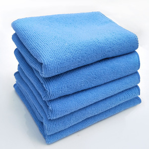 <b>Microfiber</b> <b>Towel</b> 30x50cm Blue Thickened Absorbent Car Wash Drying <b>Towel</b> - Product Image 1
