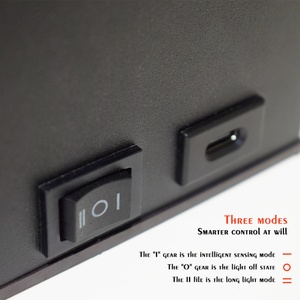 Lámpara de Pared LED Moderna y Sencilla, con Diseño Cúbico, para Interiores y Exteriores, Decoración para Dormitorio, Recargable, con Sensor y Batería - Product Image 2