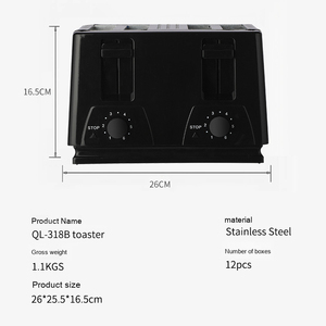 고품질 샌드위치 메이커 기계 자동 스테인리스 전자식 <span class=keywords><strong>4</strong></span>슬라이스 토스터 - Product Image 6