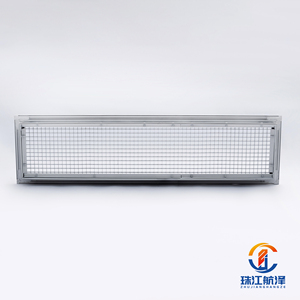 ช่องระบายอากาศอลูมิเนียมแบบปรับได้สำหรับระบบปรับอากาศแบบฝังฝ้าเพดานทรงสี่เหลี่ยมพร้อมใบพัดที่สามารถเคลื่อนย้ายได้สำหรับสำนักงาน - Product Image 2