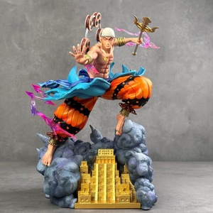Figura de Acción de Anime <span class=keywords><strong>One</strong></span> <span class=keywords><strong>Piece</strong></span>, Dios <span class=keywords><strong>Enel</strong></span>, Dios del Trueno de Skypiea, Estatua de PVC GK, Modelo Coleccionable para Decoración del Hogar, Regalo - Product Image 1
