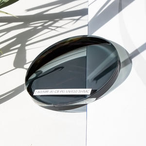 Lentes de Gafas Esféricas Fotocromáticas de Resina CB Gris de Alta Calidad Maat 1.60, Certificación CE, 75 mm de Diámetro, 98-99% de Protección UV - Product Image 3