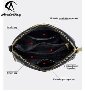 AndoBag Genuine Leather Fashion New Small Phone Bag Mini Women's Bag Simple Crossbody Portable <b>Clutch</b> Casual Shoulder Bags 8358 - Product Image 5