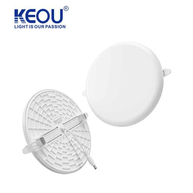 Keou Best Quality in the Market 24W Led Recessed Slim Ceiling Round Led Panel Light