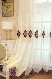 European Luxury Customizable Modern Grommet <strong>Curtains</strong> Velvet Embroidered Tulle Living Room <strong>Kitchen</strong> Bedroom Sheer <strong>Curtain</strong> 100% - Product Image 3