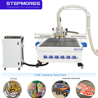 Routeur CNC à couteau oscillant Stepmores 1325 1300*2500mm pour le travail du bois, du plastique, du MDF, du PVC et du mousse