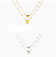 Collar de Acero Inoxidable con Letra Z para Hombre y Mujer, Estilo Étnico, Collar para Parejas, Accesorios Transfronterizos