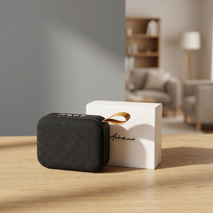 Altoparlante Bluetooth Senza Marca con Illuminazione LED RGB, Design Tessuto alla Moda, Cabinet in Plastica, Microfono, Alimentazione a Batteria - Product Image 2