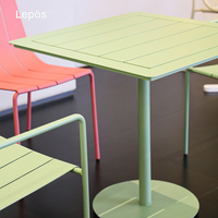 Fauteuil de salle à manger d'extérieur moderne en aluminium, empilable, résistant aux intempéries, pour café, bistrot, hôtel, jardin, terrasse