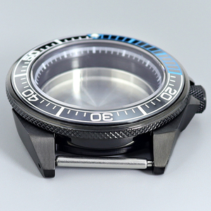 Cajas de Reloj de Acero Inoxidable 316L Modificadas para Buceo, Cristal de Zafiro para Movimiento Seiko Samurai NH35/36/34, Esfera de 28.5mm, Color Negro - Product Image 4
