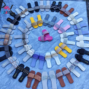 Sandalias de Playa Casuales de Verano para Mujer Sunborn, Diseño de Leopardo, Punta Abierta, Planas, Parte Superior de PU, Plantilla de EVA - Product Image 1