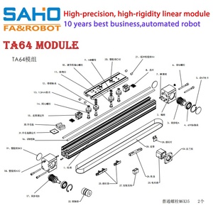 TA64 CNC <strong>Linear</strong> Guide Stage Rail Motion Slide Table <strong>Linear</strong> Belt Drive <strong>Module</strong> - Product Image 5